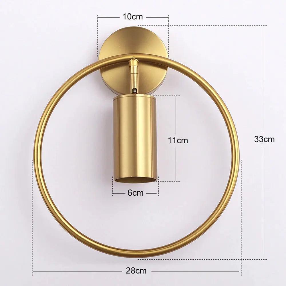 Modern LED Wall Lamp – 17W Iron and Glass Sconce Light with Warm/Natural Light Options – Black or Gold Wall Lights for Home 6
