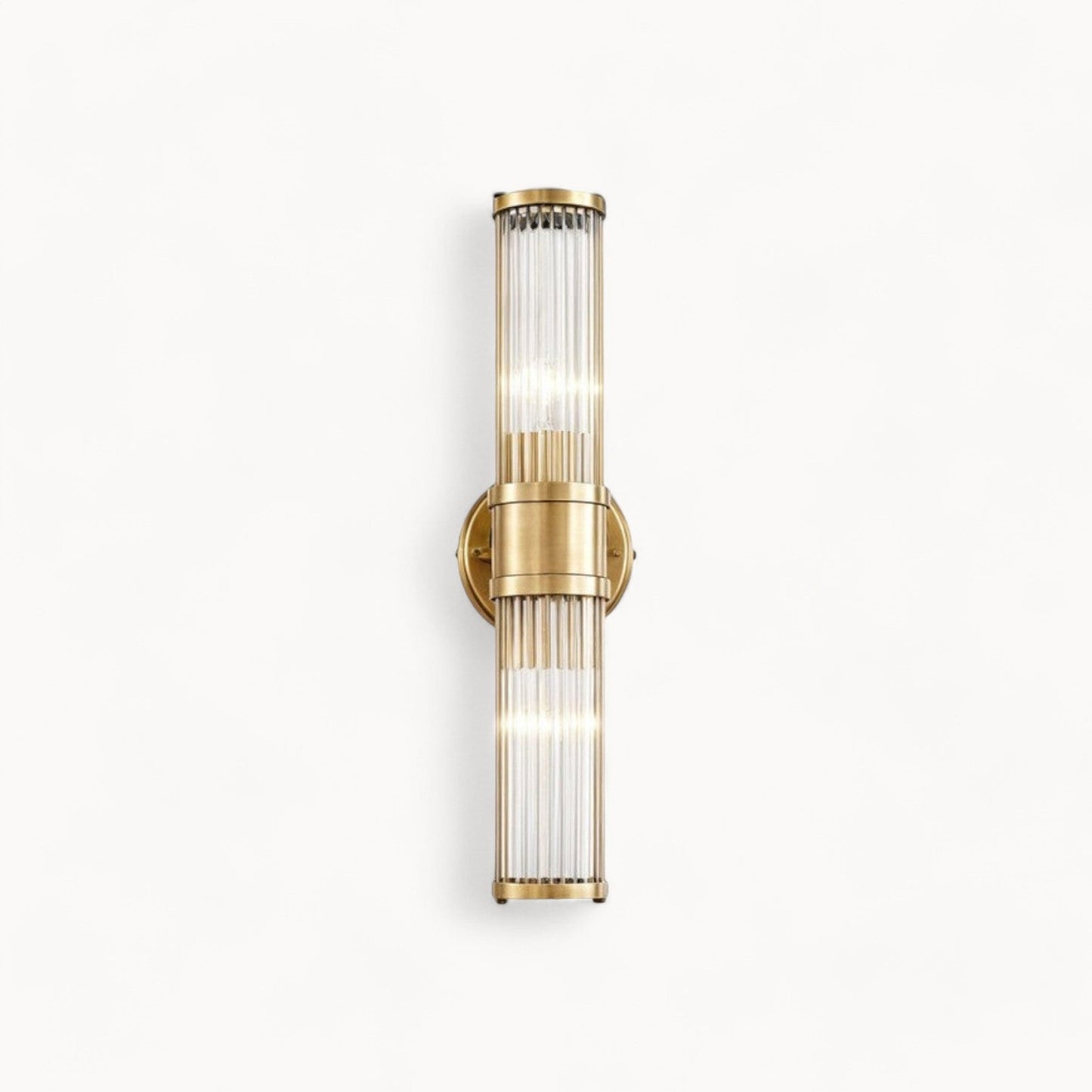 Modern Gold Crystal Wall Sconces for Bathroom - Energy-Efficient E14 LED Wall Lights, Elegant Design, 22cm & 45cm Options 2