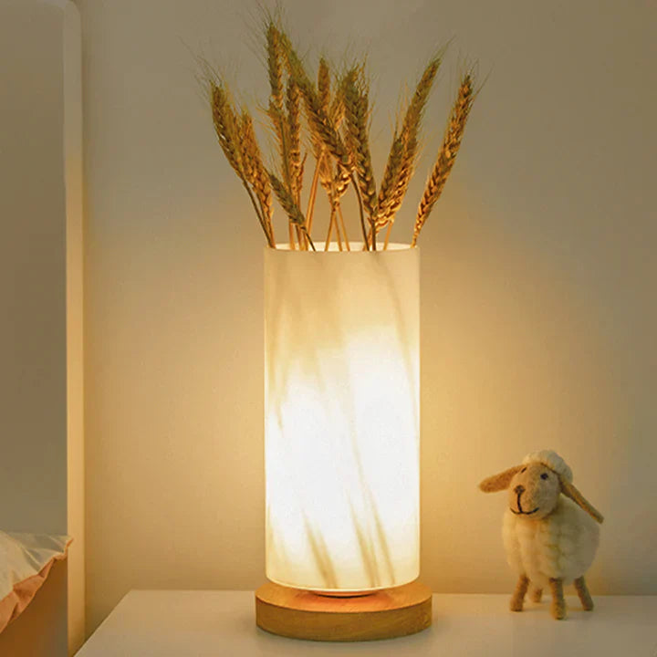 Handmade Flower Design Table Lamp – Eco-Friendly Lighting for Bedroom or Living Room Decor 1