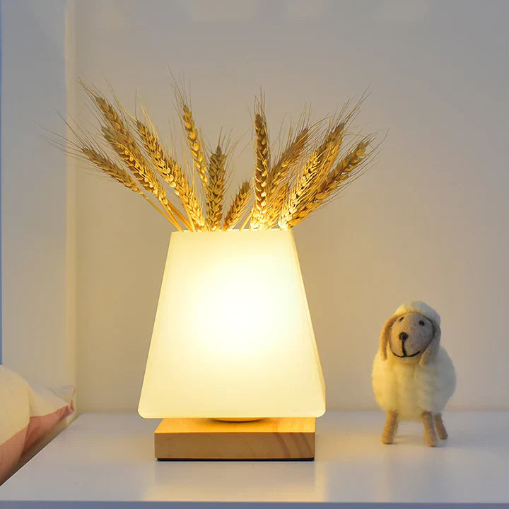 Handmade Flower Design Table Lamp – Eco-Friendly Lighting for Bedroom or Living Room Decor 5