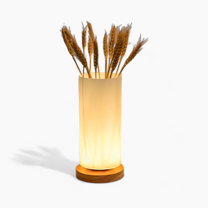 Handmade Flower Design Table Lamp – Eco-Friendly Lighting for Bedroom or Living Room Decor 2