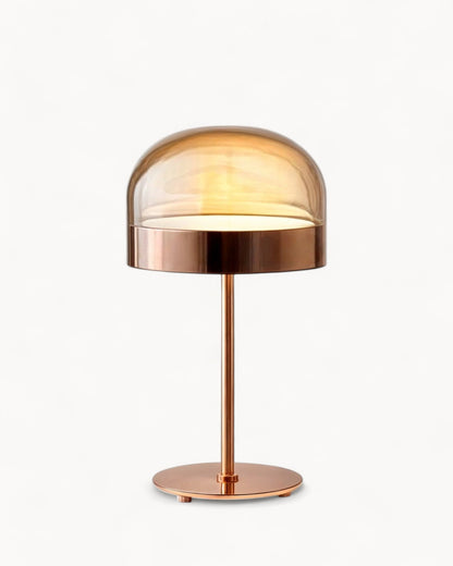 Amethyst Crystal Table Lamp with Rose Gold Finish – Elegant Bedside or Desk Lamp for Modern Living Room Decor 3