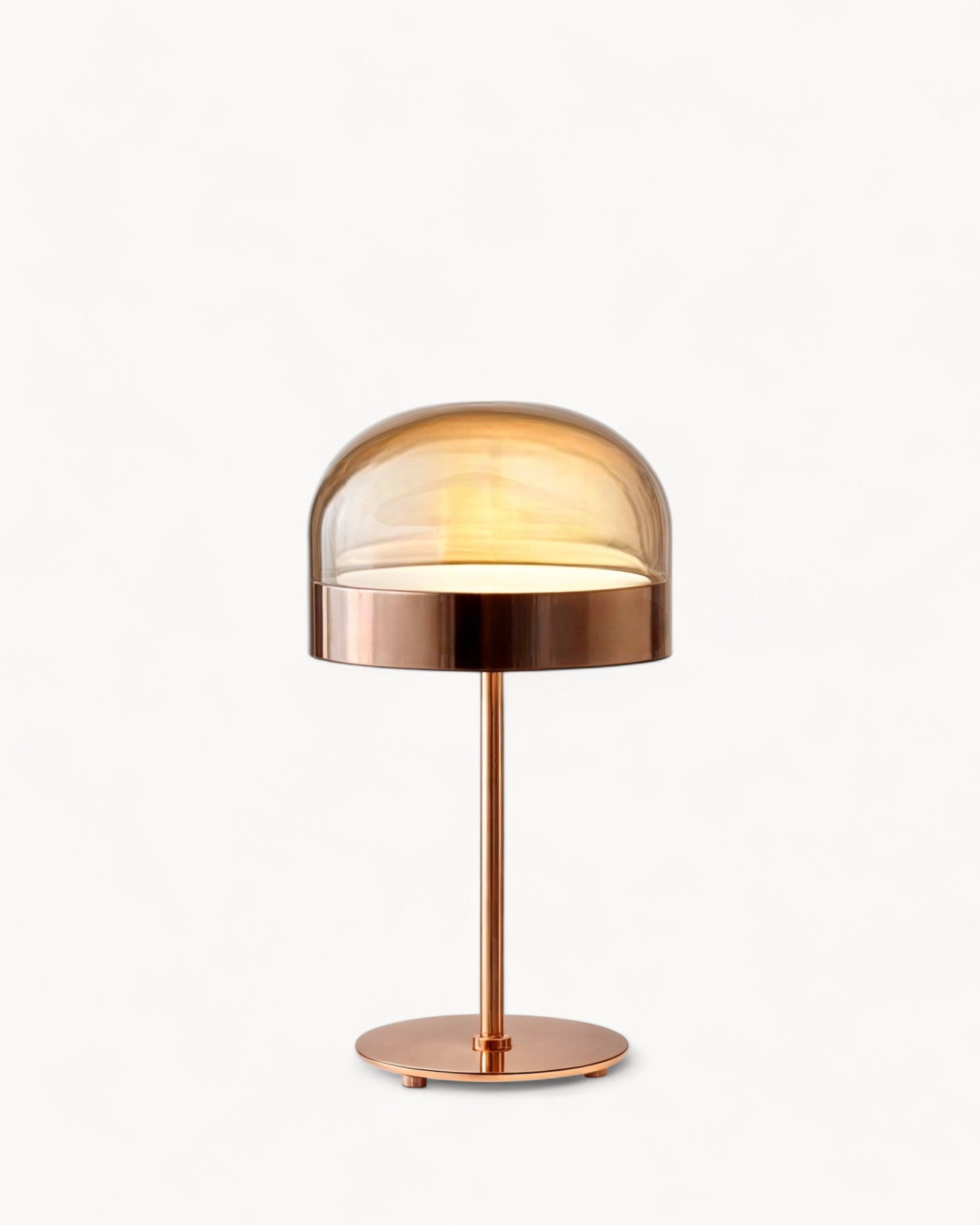 Amethyst Crystal Table Lamp with Rose Gold Finish – Elegant Bedside or Desk Lamp for Modern Living Room Decor 1