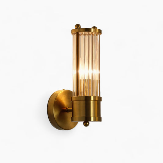 Modern Gold Crystal Wall Sconces for Bathroom - Energy-Efficient E14 LED Wall Lights, Elegant Design, 22cm & 45cm Options 1