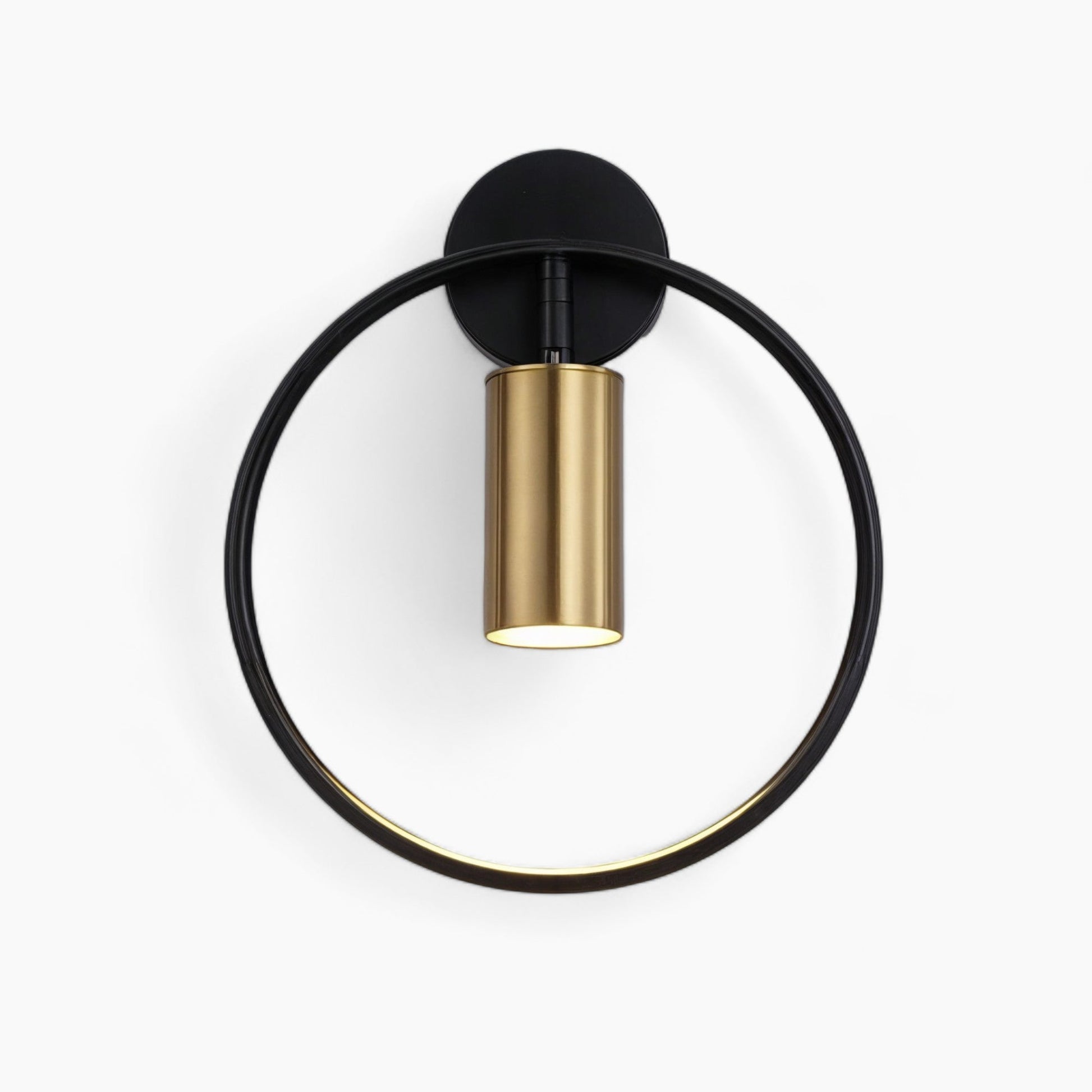 Modern LED Wall Lamp – 17W Iron and Glass Sconce Light with Warm/Natural Light Options – Black or Gold Wall Lights for Home 1