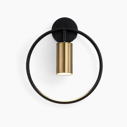 Modern LED Wall Lamp – 17W Iron and Glass Sconce Light with Warm/Natural Light Options – Black or Gold Wall Lights for Home 1